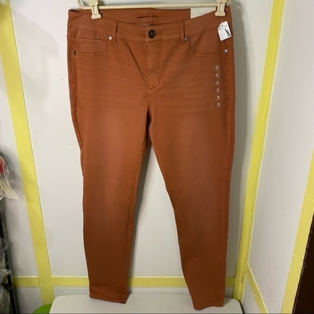 Maurices Orange Pants Size 18 Long